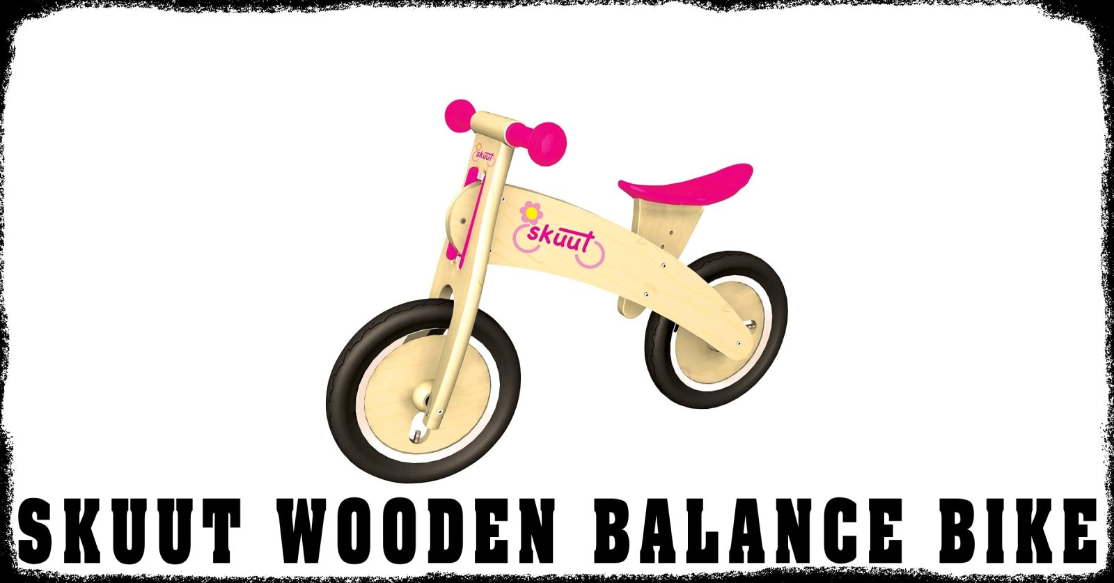 Skuut wooden balance bike